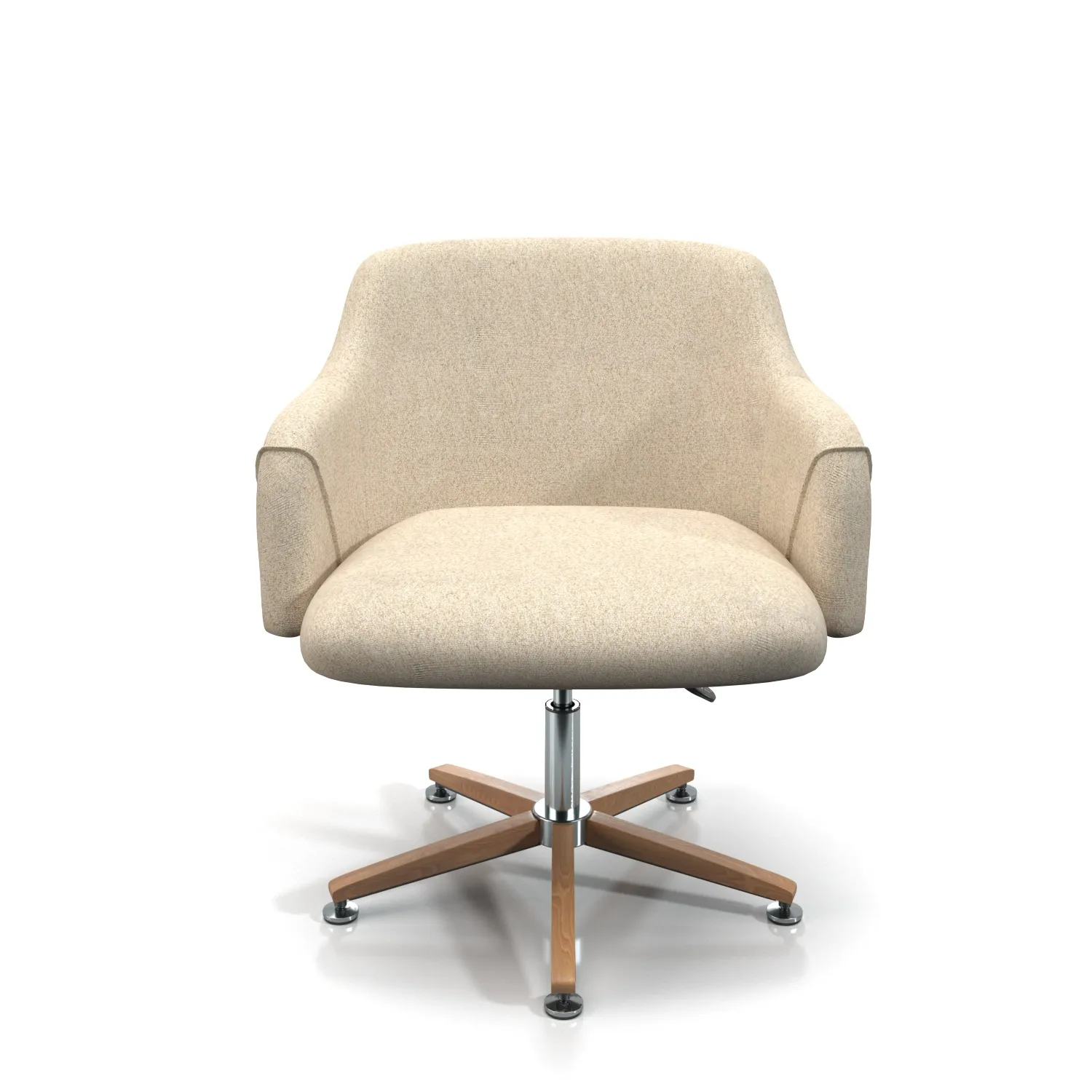 Edna Desk Chair PBR 3D Model_04